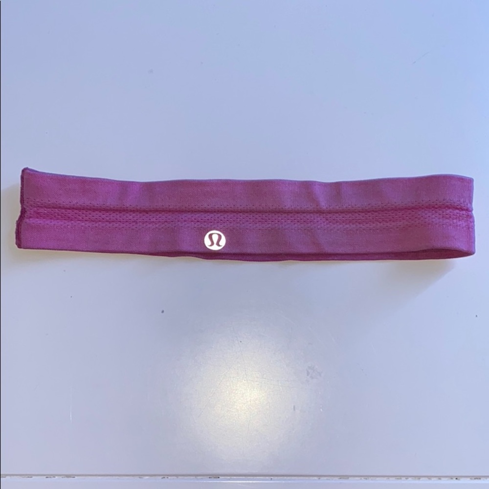 Pink Lululemon Athletic Thin Headband